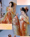 Olive Girl Hanfu Dress 2026 S-XL XS-3XL Plus Size Hanfu Chinese Dress Traditional Chinese Clothing Chinese Heritage Fashion Women