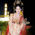 Olive Girl Hanfu Dress 2026 S-XL XS-3XL Plus Size Hanfu Chinese Dress Traditional Chinese Clothing Chinese Heritage Fashion Women