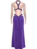 Sexy Backless Halter Neck Hollow Out Long Dress Womens Sleeveless Maxi Dress Vacation Elegant Party Hollow Beach Dresses