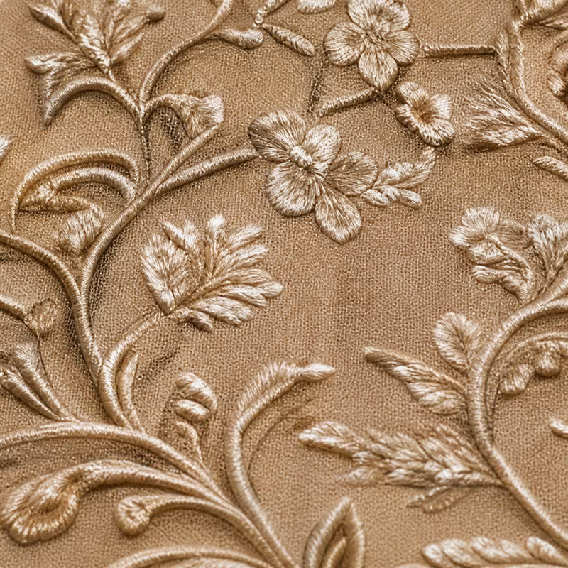 Olive Girl embroidery detail