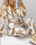 Elegant INS Paisley Butterfly Blazer Suit and Pants Two 2 Piece Set  Women 2022 Autumn Winter Street Outfit Tracksuit