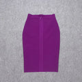 Quality High Waist Women Pencil Bandage Skirts Rose Pink Slim Tight Elastic Streetwear Girl Skirts Bodycon Drop Shipping