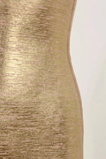 Women's Gold Bandage Dress Bodycon Spaghetti Celebrity Runway Sexy Club Costume Party Summer 2026 New