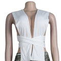Women 2 Pieces Set Low-Neck Solid Lace Up Corset Top+Stripe Swirl Print Pants Elastic Skinny Sporty Street Outfits