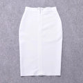 Quality High Waist Women Pencil Bandage Skirts Rose Pink Slim Tight Elastic Streetwear Girl Skirts Bodycon Drop Shipping