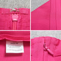 Quality High Waist Women Pencil Bandage Skirts Rose Pink Slim Tight Elastic Streetwear Girl Skirts Bodycon Drop Shipping