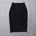 Quality High Waist Women Pencil Bandage Skirts Rose Pink Slim Tight Elastic Streetwear Girl Skirts Bodycon Drop Shipping