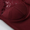 2026 Spring Autumn Women Bandage Dress Elegant White Sexy Long Sleeve Hollow Lace Bodycon Club Evening Party Vestidos