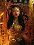 Exotic Photography Egyptian Goddess Dress Set Bar Shooting Travel Photography Skirt Ethnic Costume Stage Costume Hanfu Fengfu Banquet Performance Party
