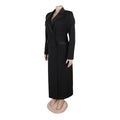 Fashion Women OL Work Double Breasted Notched Long Sleeve Maxi Dress Spring Sexy Night Elegant Party Street Long Dresses