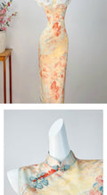 Sleeveless Exquisite Cheongsam Summer Dress Girls' Improved Dress Young Style