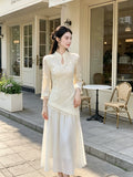 Fake Two Dresses Improved Cheongsam Women's Clothing 2026 Autumn New Style Elegant and High-end Dress for Girls