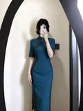 2026  Best Lace Temperament Winter Fleece Cheongsam Dress Women's Qipao Clothes