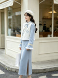Plush Embroidered Vest Dress Set Unique Beautiful Gentle and Stylish Modified Cheongsam for Winter 2026