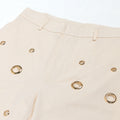 Women Set Sleeveless Strapless Tops +Wide Leg Pants Two 2 Piece Set Hole Hollow Out Outfit Summer Sexy Street Tracksuit
