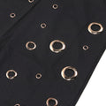 Women Set Sleeveless Strapless Tops +Wide Leg Pants Two 2 Piece Set Hole Hollow Out Outfit Summer Sexy Street Tracksuit