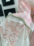 Embroidered Knitted Dress Internet Celebrity New Chinese Retro Style Cheongsam Daily Medium Length Diagonal Placket