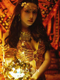 Exotic Photography Egyptian Goddess Dress Set Bar Shooting Travel Photography Skirt Ethnic Costume Stage Costume Hanfu Fengfu Banquet Performance Party