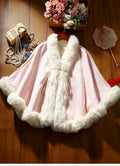 Winter Cheongsam Women's Coat Engagement High-end Atmospheric High-end Shawl Cape