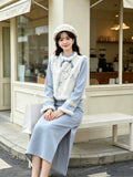 Plush Embroidered Vest Dress Set Unique Beautiful Gentle and Stylish Modified Cheongsam for Winter 2026