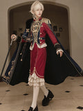 Royal Glory Lolita Prince Series Cloak European Style Middle Ages Palace Court Attire Fiesta Carnival Halloween Cosplay Costume