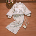 White Cheongsam Winter Outfit Improved and Layered Particularly Beautiful Waist Pinching Female Engagement Simple and Elegant, High-end