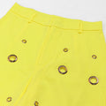 Women Set Sleeveless Strapless Tops +Wide Leg Pants Two 2 Piece Set Hole Hollow Out Outfit Summer Sexy Street Tracksuit