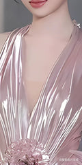 Pink Toast Dress Morning Robe Bride Engagement Wedding Dress High-end Yang Evening Women's Clothing
