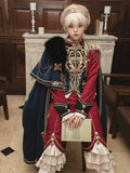 Royal Glory Lolita Prince Series Cloak European Style Middle Ages Palace Court Attire Fiesta Carnival Halloween Cosplay Costume