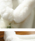 White Winter Cheongsam Shawl Cape Women's Engagement High-end Young Style