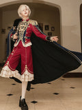 Royal Glory Lolita Prince Series Cloak European Style Middle Ages Palace Court Attire Fiesta Carnival Halloween Cosplay Costume