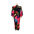 Elegant Women Pleated Half Lantern Sleeve O-neck Slim Maxi Long Dress Print Fashion Autumn 2024 Ruched Dresses Vestidos