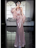 Pink Toast Dress Morning Robe Bride Engagement Wedding Dress High-end Yang Evening Women's Clothing