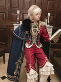 Royal Glory Lolita Prince Series Cloak European Style Middle Ages Palace Court Attire Fiesta Carnival Halloween Cosplay Costume