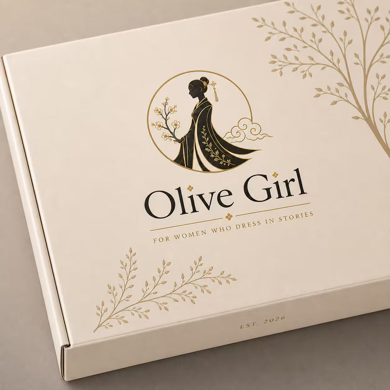 Olive Girl packaging and hang tag