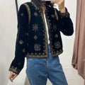 Chic Embroidery Fur Patchwork Waistcoats Women Stand Collar Sleeveless Female Vests 2026 Autumn Lady High Street Furry Tops New