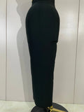 Elegant Black One Shoulder Sparkly Diamond Bodycon Bandage Long Dress Celebrity Evening Party Club Prom Luxury Birthday Dress