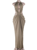 Sexy Backless Maxi Summer Dress Women Beach Vacation Birthday Dress Woman Elegant Cocktail Party Evening Long Dresses Vestidos