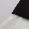 Female Suit Dress 2026 Autumn New Style Temperament Office Slim Fit Patchwork Pleated Hem Mini Dress For Women