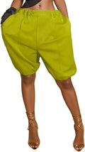 Women Street Holiday Vacation Knee Length Bloomers Pants 2025 Summer Fashion Active Casual Trousers