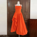 Glamorous Elegant Pink Halter Dress for Women Sleeveless Corset Waist High Slit Ball Gown for Luxury Dinners Celebrations