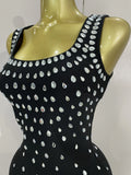 Luxury Birthday Gowns Elegant Diamonds Sleeveless Bodycon Bandage Long Dress High Street Celebrate Evening Prom Club Party Dress