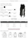 Tassels Women Skirts Chic Irregular Hem Multi-Layered Ruffles Lace Patchwork Summer Trend Skinny Versatile Bottoms