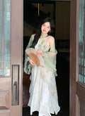 Olive Girl Flowing Sleeve Qipao for Ren Faire 2026 Garden Wedding Fairycore Photoshoot Everyday Wear S-XXL XS-3XL Plus Size Flowing Sleeve Romantic Cottagecore Garden Party Editorial Not Costume Qipao Cheongsam Chinese Dress Chinese Heritage Fashion Women