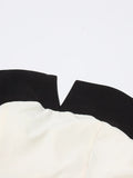 Elegant Colorblock Patchwork Bow Dresses For Women Strapless Sleeveless High Waist Formal Long Dress Female Wedding Gowns