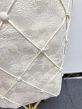 Solid Elegant Patchwork Appliques Dresses for Women Round Neck Short Sleeve High Waist Bodycon Luxury Mini Dress Female New