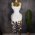 2026 New Prom Bandage Dresses Sexy Tube Top Sleeveless Backless Hanging Floral Bodycon Homecoming Evening Cocktail Party Gowns