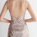 Women Strap Party Maxi Dress Sexy V Neck Evening Dress Celebrity Purple Sequin Dress Long Prom Formal Occasion  Dress