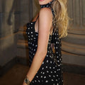 Elegant Polka Dot Long Dress Summer Scarf Ribbon Ruffle Halter Pleated Dress Luxury Sleeveless Women's Evening Dresses
