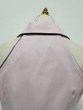 French Elegant Two Piece Set for Women Laple Sleeveless Slimming Cardigan Top High Waist A Line Skirt Suit Female